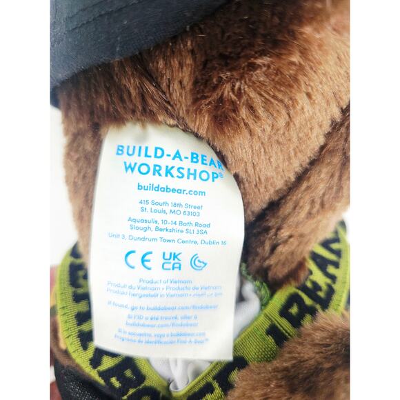 Build A Bear Workshop Tuxedo Tee Monkey Plush 18” Stuffed Animal w/Outfit - Picture 4 of 9